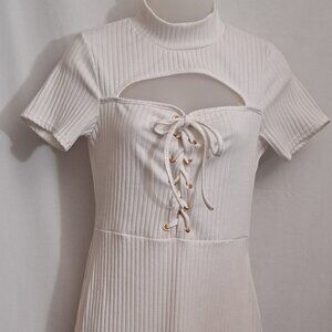 NYC - Women's Off-White Sweater Dress - Size M